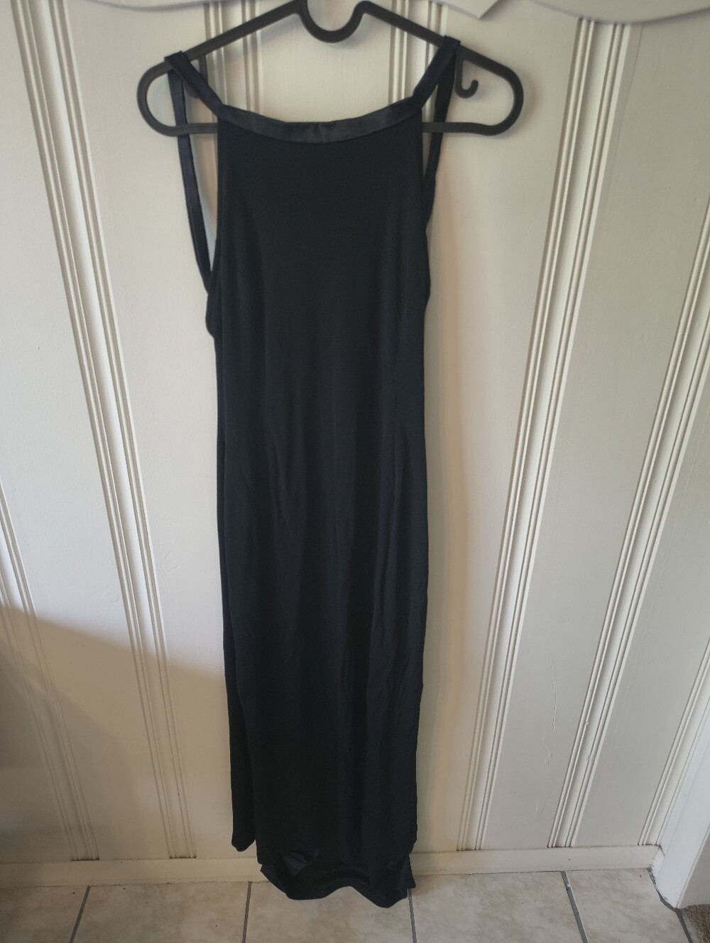 Bianca Nero Black Backless Maxi Dress Size S
